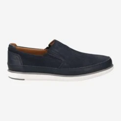 Clarks Art.  Bratton Step - Blue -Schuhe Lüke Shop aussenseite 1428060156