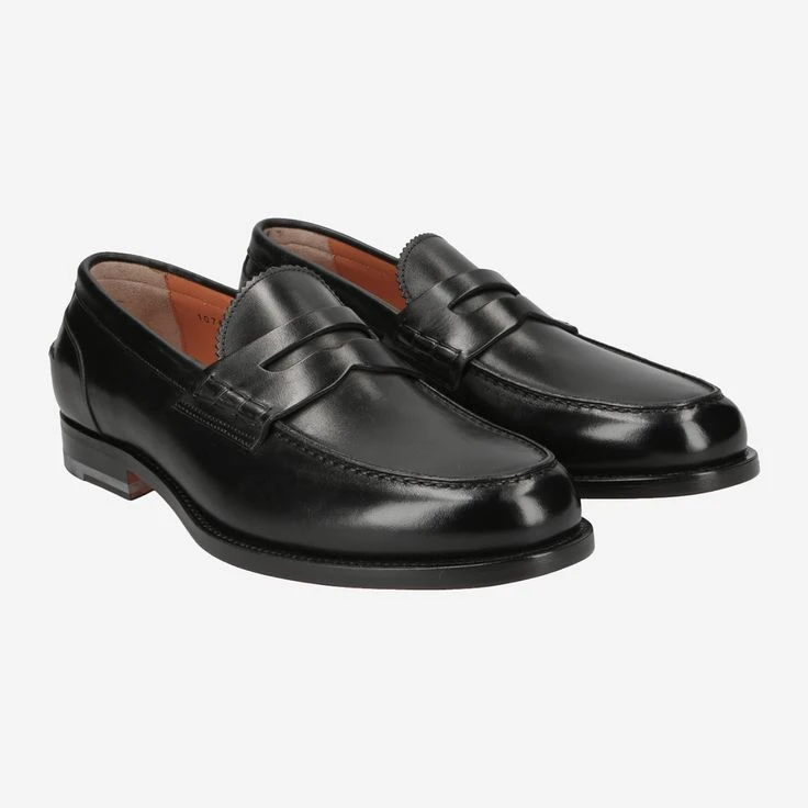 Santoni Art. 10766 N01 - Black 2 Santoni Art. 10766 N01 - Black – Bild 2